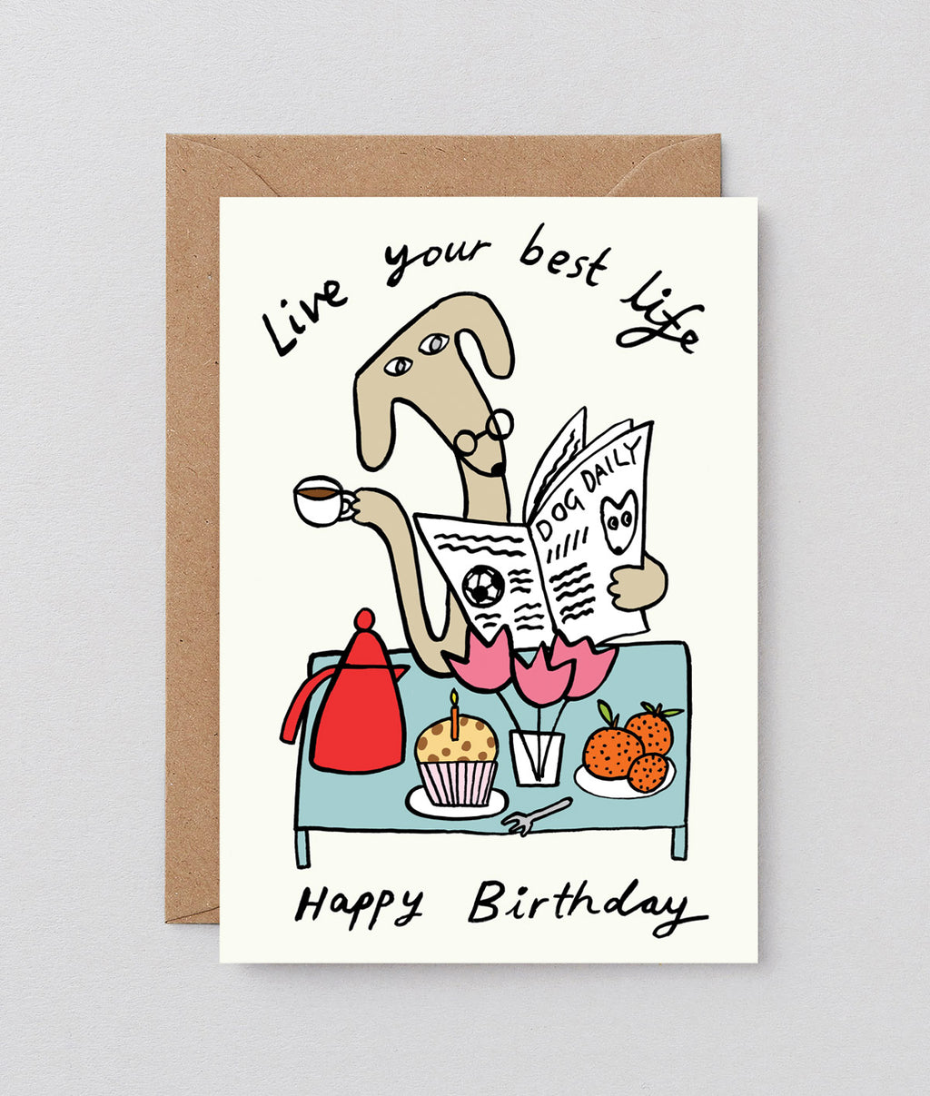 Molly Fairhurst Greeting card – Live Your Best Life