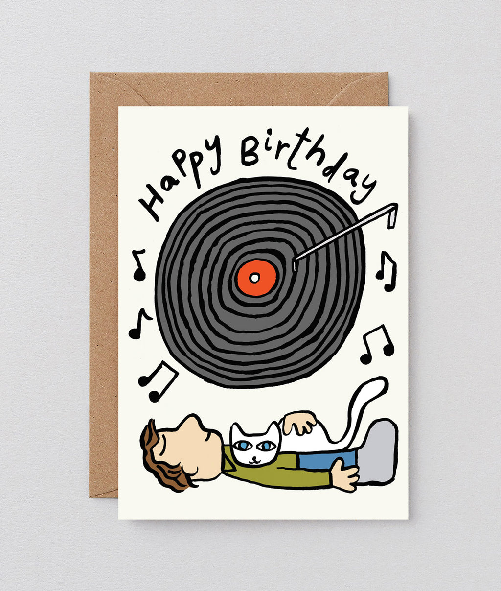 Molly Fairhurst Greeting card – Happy Birthday Vinyl