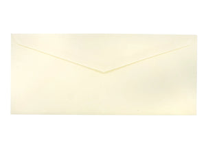 Pack of Long Envelopes Vellum Paper - Cream