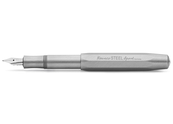 Kaweco Sport Fountain Pen - Raw Stainless Steel