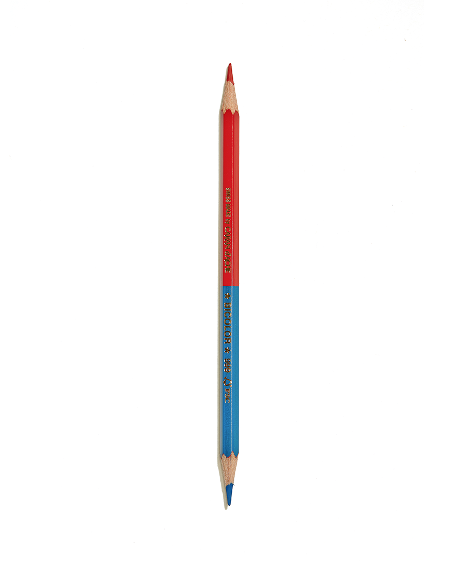 Red & Blue Bicolor Pencil