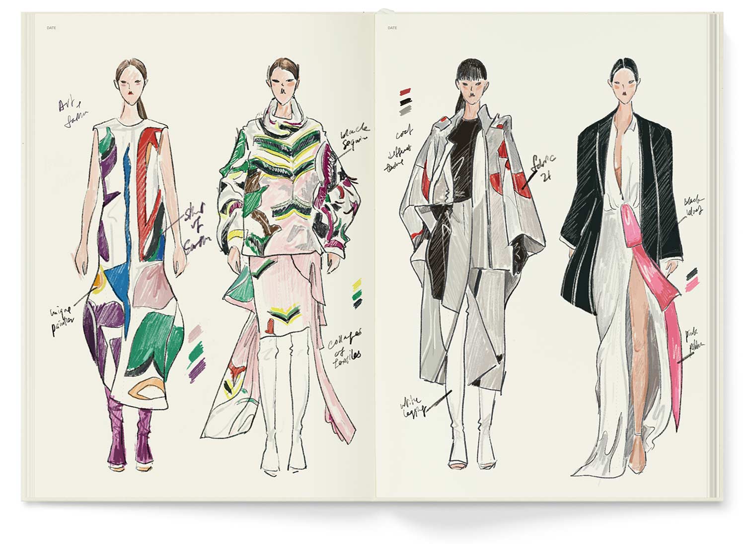 Fashion sketchbook Womenswear - A4