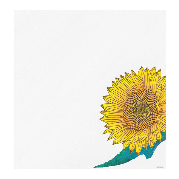 Seasonal Paper Summer 2024 Letterpad - Sunflower