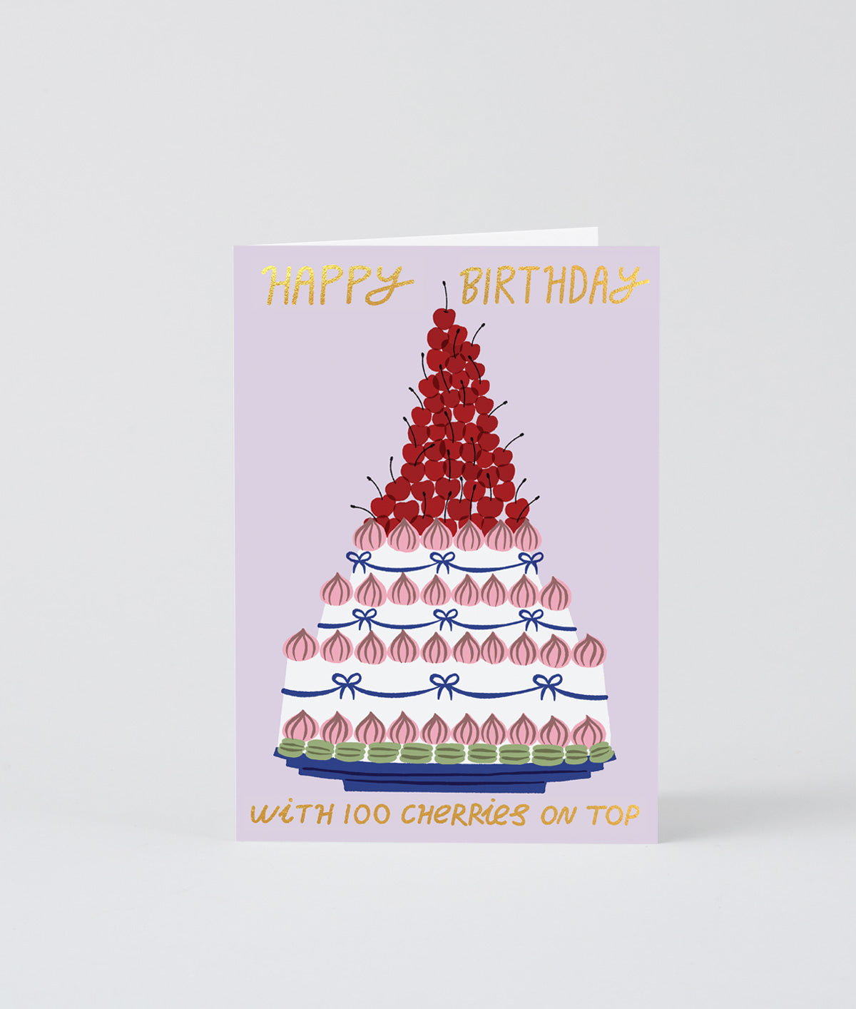 Rozalina Burkova Greeting card – 100 Cherries Happy Birthday