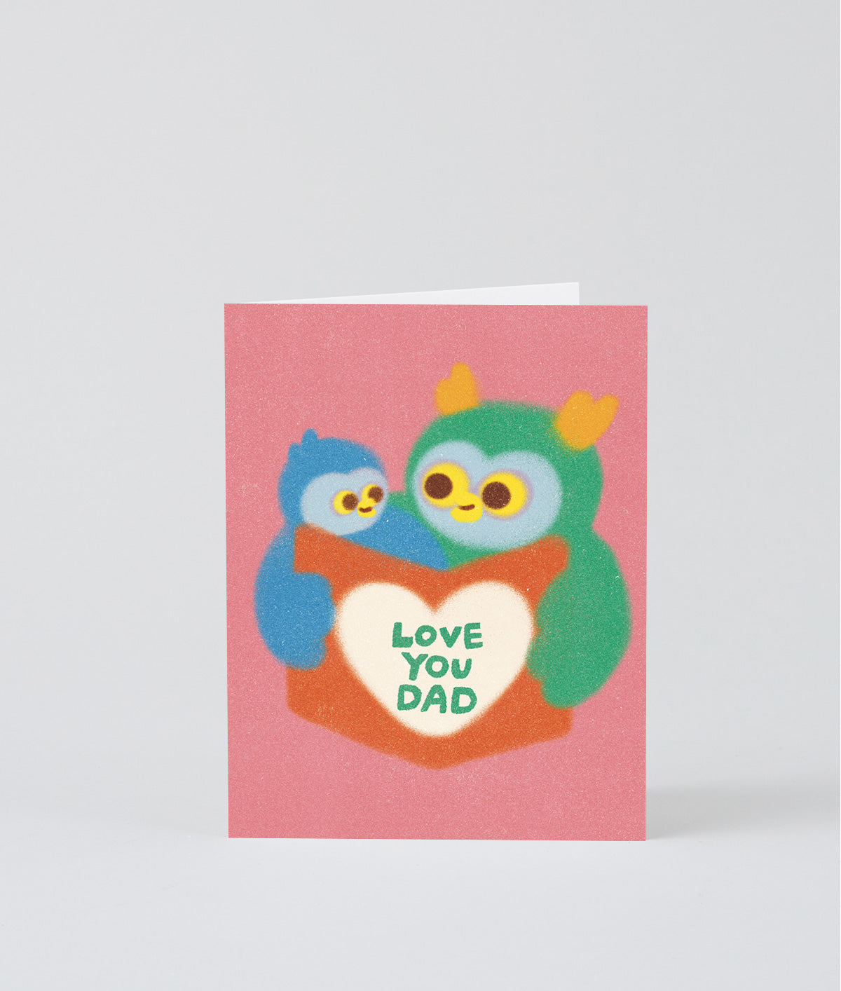 Zoey Kim Greeting card – Love You Dad Owls