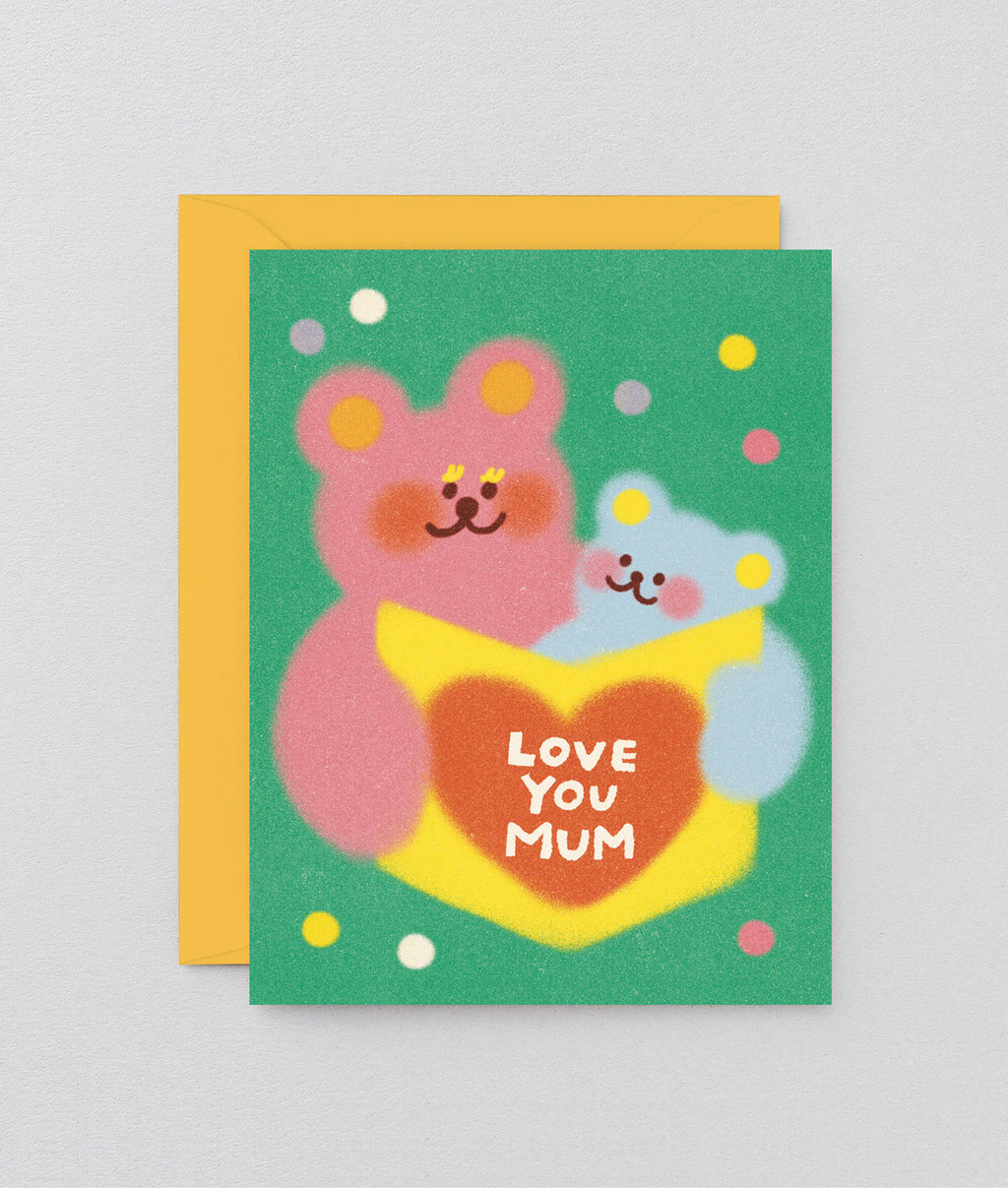 Zoey Kim Greeting card – Love You Mum Bears