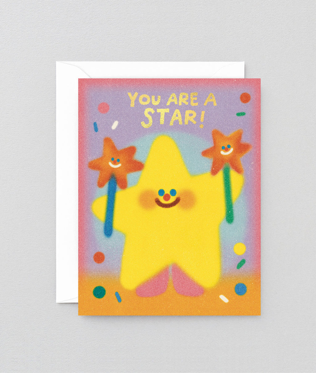 Zoey Kim Greeting card – You Are a Star