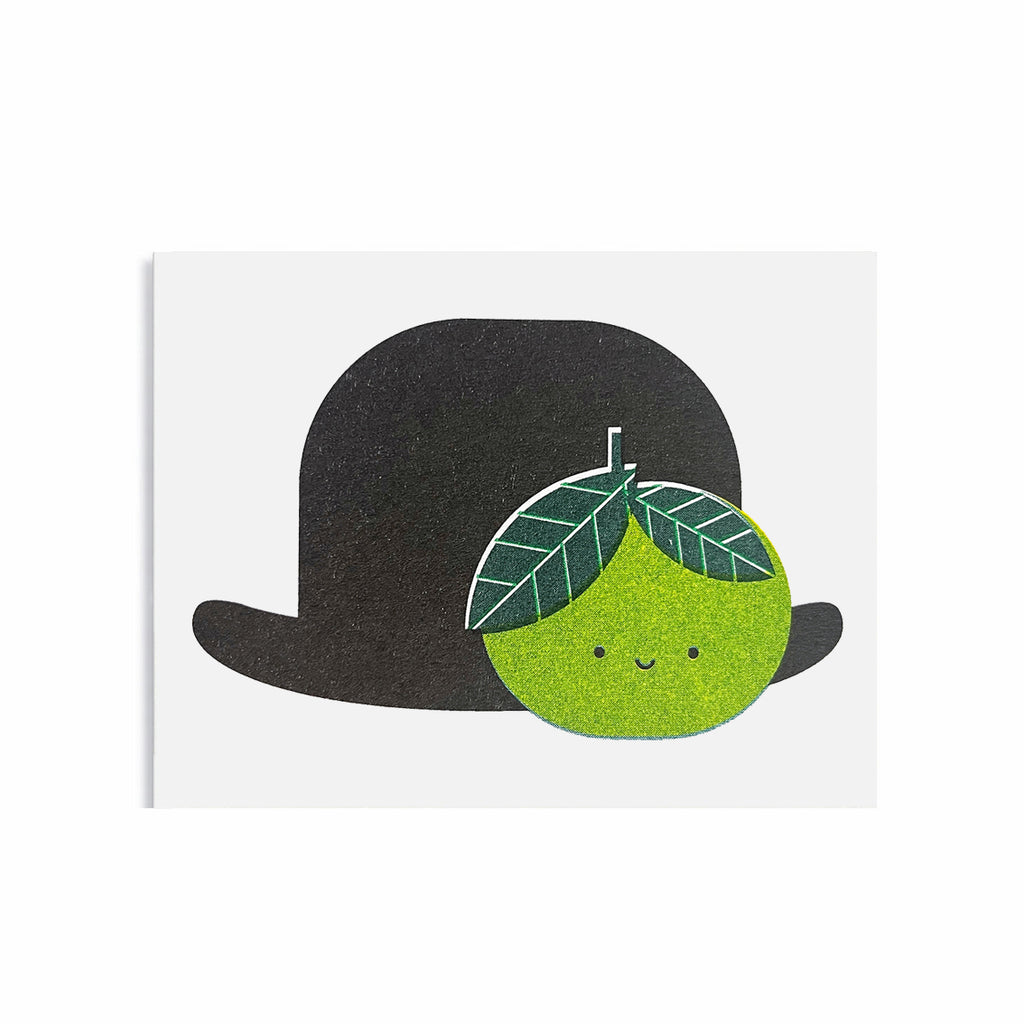 Scout x Mofelito Mini Card - Magritte’s Bowler Hat