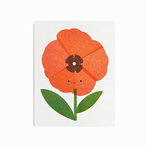 Scout x Mofelito Mini Card - Poppy Flower