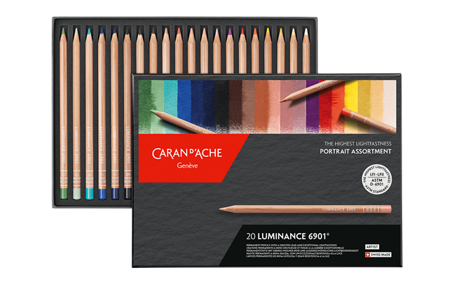 Box of 20 Colouring Pencils Luminance 6901® - Portrait