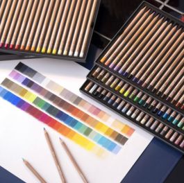 Wooden Box of 76 Colouring Pencils Luminance 6901®