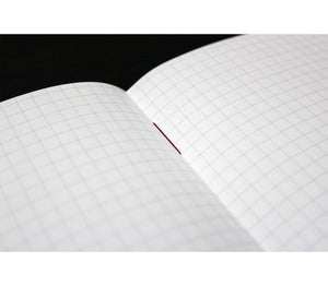 C.D.  Notebook Grid A4 - Red