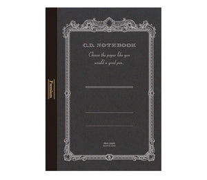 C.D.  Notebook Blank A4 - Black