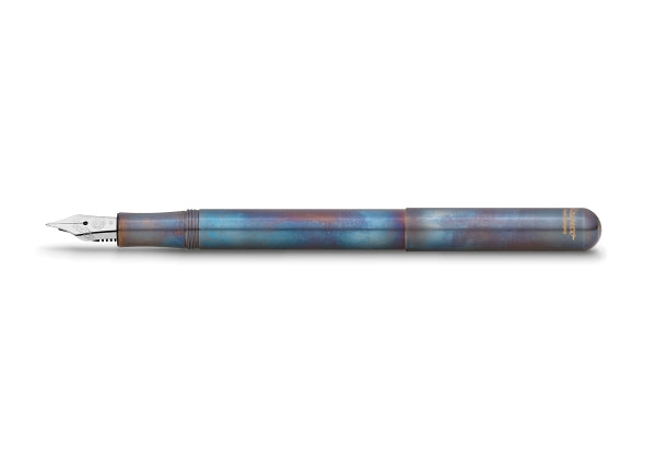 Stainless Steel Fireblue Fountain Pen - Liliput