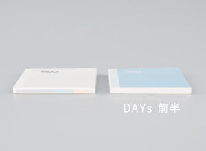 PRE-ORDER Jibun Techo DAYS Blue - A5 Slim
