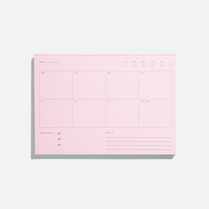 Weekly Pad - Pink
