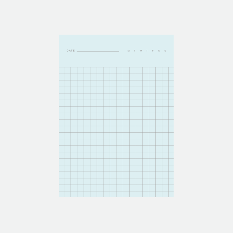 Two-in-One Notepad - Blue + Green