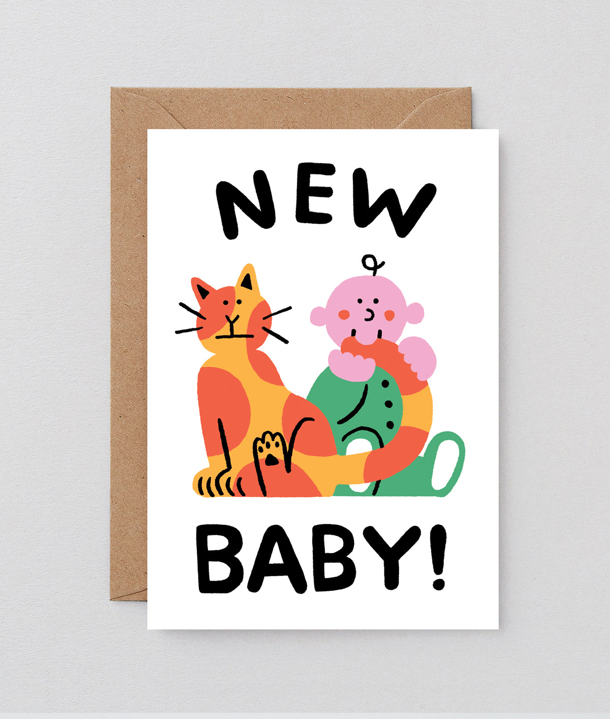 Cari Vander Yacht Greeting Card – Baby & Cat