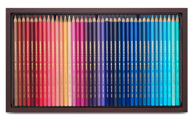 Wooden Box of 120 Colouring Pencils Supracolor® Soft Aquarelle