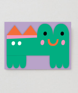 Susie Hammer Fold-Out card – Croc