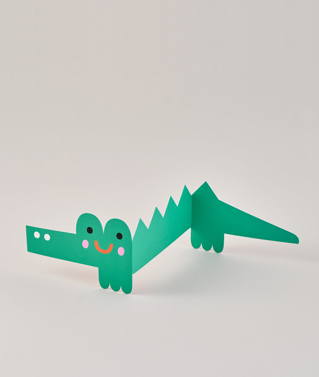 Susie Hammer Fold-Out card – Croc
