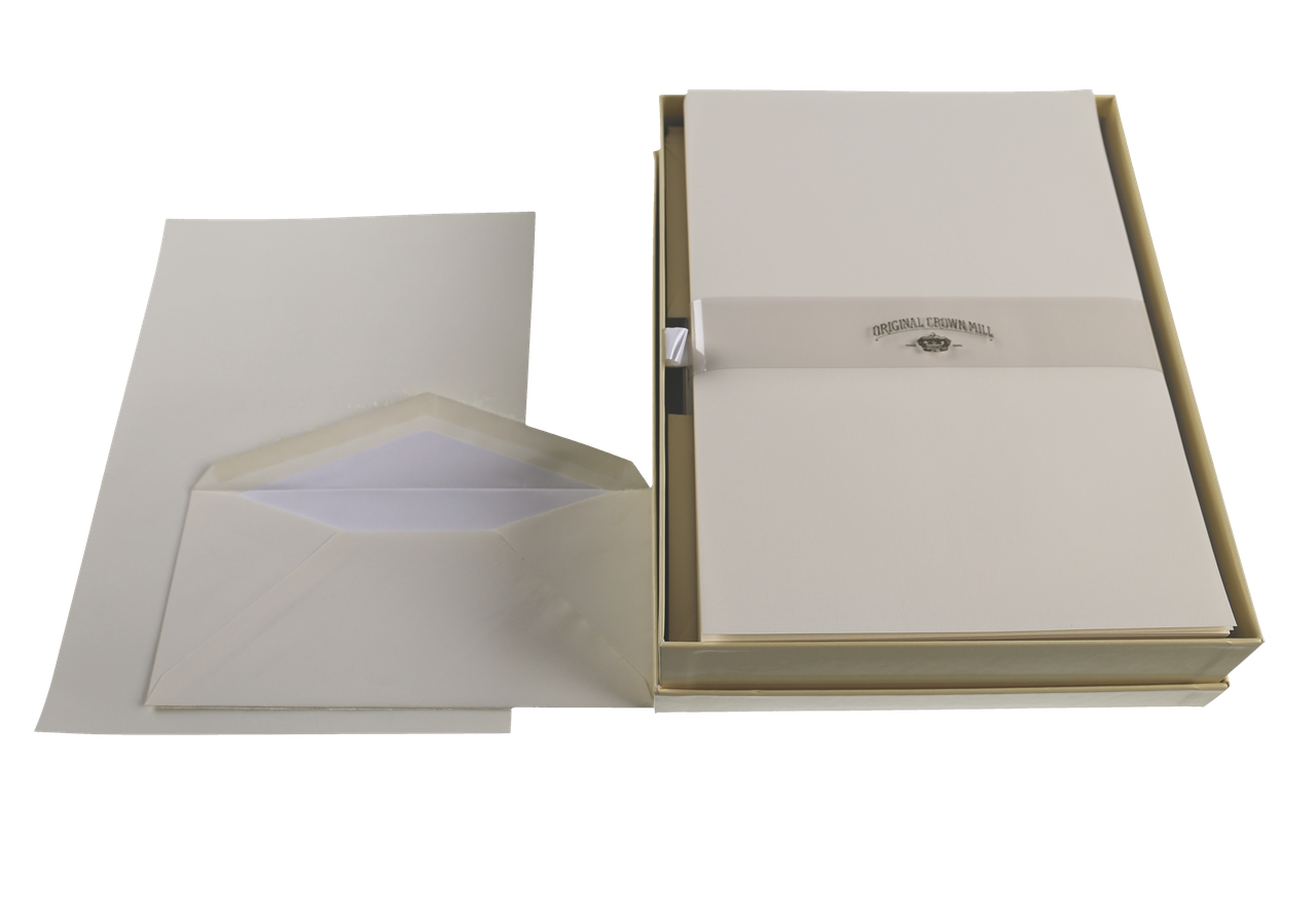 Laid Paper Correspondance Set A4 - Cream