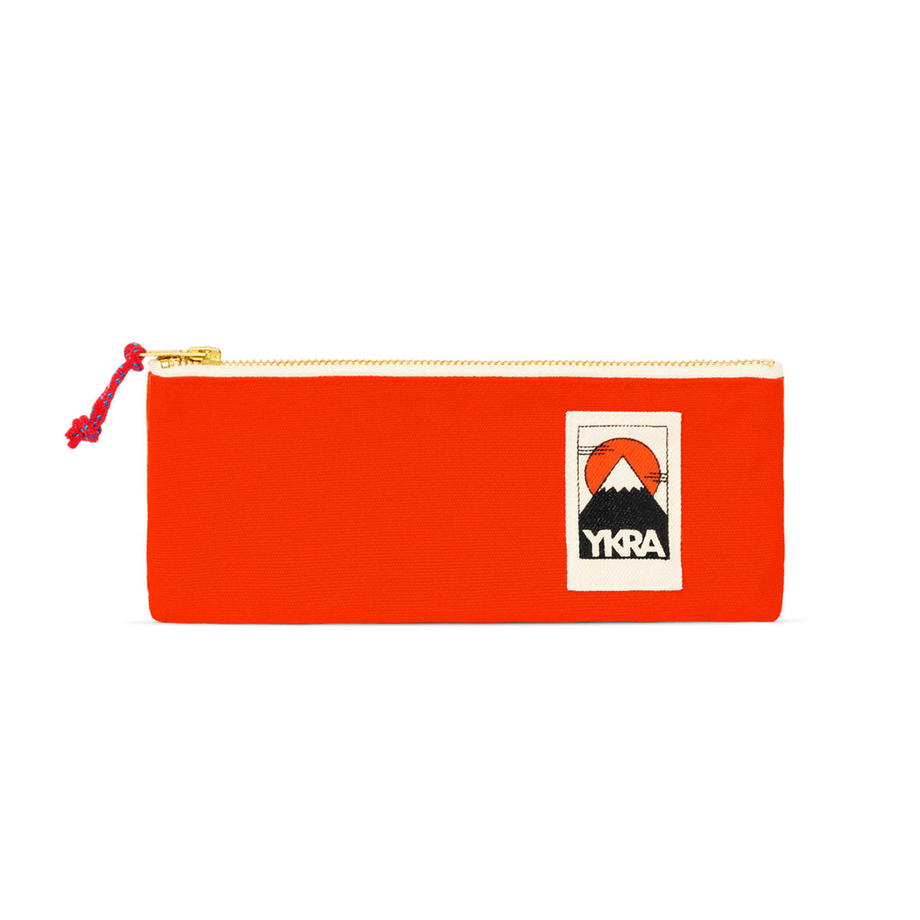 Canvas Pencil Case - Orange