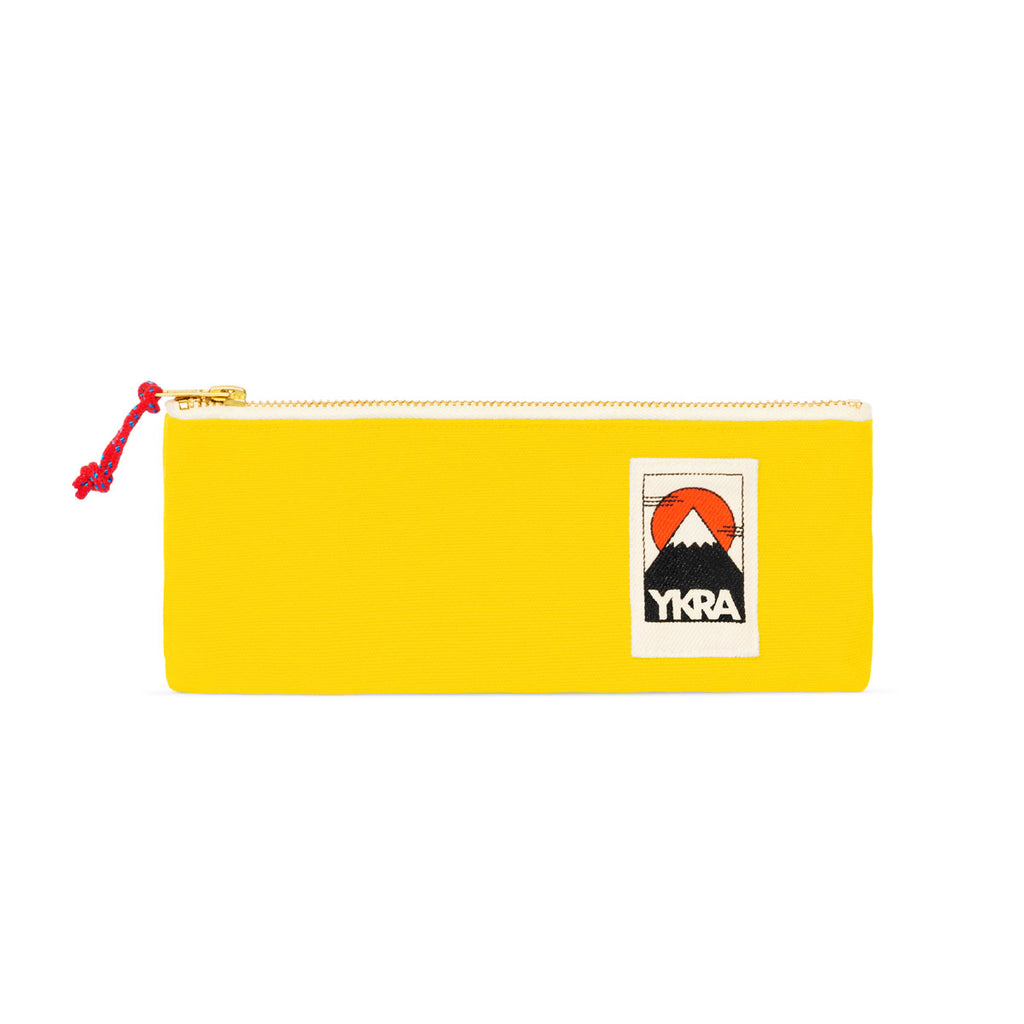 Canvas Pencil Case - Yellow